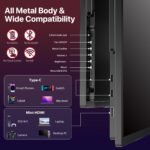 UPERFECT 18 Inch 4K Portable Monitor with Matte Eye-Care IPS Display UHD 3840*2160 Support Built-in USB C Mini HDMI for Laptop PC Smartphone Switch Xbo PS4/5, Mobile Display VESA Mount - Image 8