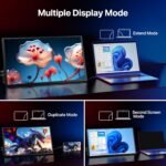 UPERFECT 18 Inch 4K Portable Monitor with Matte Eye-Care IPS Display UHD 3840*2160 Support Built-in USB C Mini HDMI for Laptop PC Smartphone Switch Xbo PS4/5, Mobile Display VESA Mount - Image 9