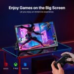 UPERFECT 18 Inch 4K Portable Monitor with Matte Eye-Care IPS Display UHD 3840*2160 Support Built-in USB C Mini HDMI for Laptop PC Smartphone Switch Xbo PS4/5, Mobile Display VESA Mount - Image 10