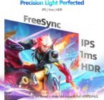 16 Inch Portable Monitor, 2560 x 1600 (2.5K) 144Hz, Portable Gaming Monitor with USB-C and Mini HDMI for PC/Laptop/PS5, Laptop Screen Extender with Stand - Imagen 6