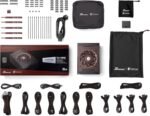 Noctua Edition of Seasonic's Prime TX-1600 1600W Fully Modular PC Power Supply, 80 Plus Titanium Certified and ATX 3.1 Compliant (Black/Brown) with DE/EU Cable - Image 4