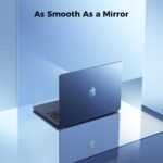 EooCoo Compatible with MacBook Air Case 13 inch M4 M3 M2 2025 2024 2022 Hard Shell for Mac Book Air 13.6 Case A3240 A3113 A2681 Midnight Clear [The Midnight of Mac] Macair Protector - Imagen 5