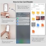USB C SD Card Reader, 3 in 1 Card Reader with SD, TF and USB, Type C OTG Adapter Memory Cards Card Reader, for iPhone 15/16/17 Pro MAX/Pro/Plus/iPad/MacBook/Mac (USB C-3 IN 1) - Imagen 3