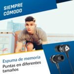 KLIM Fusion Headphones with Microphone for Mobile Phone + 5 Year Warranty + Innovative Memory Foam + 3.5 mm Jack + Compatible with Smartphone, Tablet, Console, PC – New Version – Black - Imagen 3