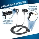 KLIM Fusion Headphones with Microphone for Mobile Phone + 5 Year Warranty + Innovative Memory Foam + 3.5 mm Jack + Compatible with Smartphone, Tablet, Console, PC – New Version – Black - Imagen 4