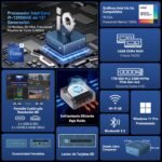 GEEKOM IT13 Mini PC with Intel Core i9-13900HK [Best Mini PC 2025 - WinCentral], 16GB RAM (DDR Expandable, No LPDDR Locked), 1TB SSD |Windows 11 Pro|6×USB|3-Year Warranty| Iris Xe| for Office - Image 3