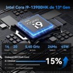 GEEKOM IT13 Mini PC with Intel Core i9-13900HK [Best Mini PC 2025 - WinCentral], 16GB RAM (DDR Expandable, No LPDDR Locked), 1TB SSD |Windows 11 Pro|6×USB|3-Year Warranty| Iris Xe| for Office - Image 4