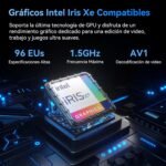 GEEKOM IT13 Mini PC with Intel Core i9-13900HK [Best Mini PC 2025 - WinCentral], 16GB RAM (DDR Expandable, No LPDDR Locked), 1TB SSD |Windows 11 Pro|6×USB|3-Year Warranty| Iris Xe| for Office - Image 5