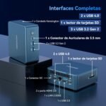 GEEKOM IT13 Mini PC with Intel Core i9-13900HK [Best Mini PC 2025 - WinCentral], 16GB RAM (DDR Expandable, No LPDDR Locked), 1TB SSD |Windows 11 Pro|6×USB|3-Year Warranty| Iris Xe| for Office - Image 7