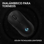 Logitech G Pro 2 Lightspeed, Wireless Gaming Mouse, for Right or Left Handed with up to 4 Customizable and Switchable Magnetic Side Buttons, 44,000 dpi Sensor, USB-C Charging, PC/Mac-Black - Image 6