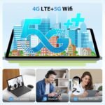 Android 15 Tablet 11 Inch, 4G LTE and WiFi 5G, Octa-Core, 36GB RAM+512GB ROM (1TB TF), Widevine L1, FHD 2K 2000x1200, GMS/GPS/Camera 8+13MP/9580mAh Battery with Keyboard+Mouse (Grey) - Image 6