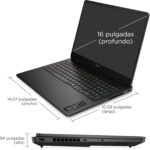 HP OMEN 16-am0001ns – Gaming Laptop 16" 2K (Intel Core 7-240H, 32GB RAM, 1TB SSD, NVIDIA RTX 5070, FreeDos) – Black – Spanish QWERTY Keyboard - Image 3