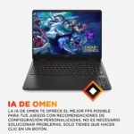 HP OMEN 16-am0001ns – Gaming Laptop 16" 2K (Intel Core 7-240H, 32GB RAM, 1TB SSD, NVIDIA RTX 5070, FreeDos) – Black – Spanish QWERTY Keyboard - Image 4