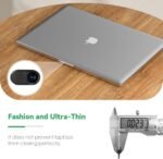 CloudValley Portable Camera Cover, 0.6 mm Thin Metal Webcam Cover Mobile for MacBook Pro* Air, iPad Pro, Laptop, Mac, PC, 2 Units Black - Imagen 6