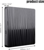 External DVD Drive USB 3.0 Type C Portable CD DVD +/-RW ROM for Laptop PC Desktop CD DVD Burner Reader Compatible with Windows XP / 2003 / Vista /7 /8/10/11 Linux - Imagen 3