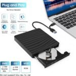 External DVD Drive USB 3.0 Type C Portable CD DVD +/-RW ROM for Laptop PC Desktop CD DVD Burner Reader Compatible with Windows XP / 2003 / Vista /7 /8/10/11 Linux - Imagen 4