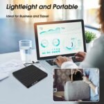 External DVD Drive USB 3.0 Type C Portable CD DVD +/-RW ROM for Laptop PC Desktop CD DVD Burner Reader Compatible with Windows XP / 2003 / Vista /7 /8/10/11 Linux - Imagen 7