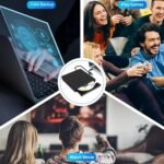 External DVD Drive USB 3.0 Type C Portable CD DVD +/-RW ROM for Laptop PC Desktop CD DVD Burner Reader Compatible with Windows XP / 2003 / Vista /7 /8/10/11 Linux - Imagen 8