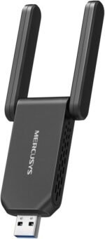Mercusys MA72XH WiFi Adapter for PC, Wi-Fi 6 AX1800 Dual Band, 2 High Performance Antennas, USB 3.0, WPA3, MU-MIMO, Compatible with Windows 11/10 - Imagen 3