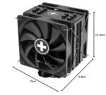Xilence AMD and Intel M705D CPU Cooler with 2 x 120mm PWM Fans 220W TDP - Black - Imagen 9