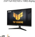 ASUS TUF Gaming VG249Q3A 24" Monitor (Full HD(1920x1080), 180Hz, Fast IPS, ELMB, 1ms (GTG), FreeSync Premium, Variable Overdrive, 99% sRGB) - Imagen 3