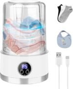 Portable Washing Machines Mini Rechargeable, 1L Capacity for Underwear, Socks and Baby Clothes, Washing with Long Lasting Battery, Ideal for Travel and Small Spaces - Image 4