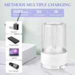 Portable Washing Machines Mini Rechargeable, 1L Capacity for Underwear, Socks and Baby Clothes, Washing with Long Lasting Battery, Ideal for Travel and Small Spaces - Image 5