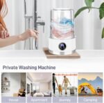 Portable Washing Machines Mini Rechargeable, 1L Capacity for Underwear, Socks and Baby Clothes, Washing with Long Lasting Battery, Ideal for Travel and Small Spaces - Image 6