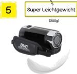 Camcorder with Video Camera, 16x 1080P 30FPS Vlogging Camera Recorder with 2.7 Inch TFT Rotatable Screen, Fill Light, Built-in Speaker, Compatible with 32 GB, for (Black) - Image 7