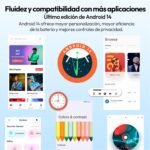 Xgody X32 Mobile Phone, Android 14 Octa-Core Smartphone with 5.5'' Screen, 2500mAh Battery, 4G Dual SIM, 2GB+16GB 128GB Expandable, Camera 8MP+5MP Face ID (Black) - Imagen 3