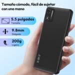 Xgody X32 Mobile Phone, Android 14 Octa-Core Smartphone with 5.5'' Screen, 2500mAh Battery, 4G Dual SIM, 2GB+16GB 128GB Expandable, Camera 8MP+5MP Face ID (Black) - Imagen 4