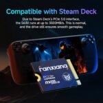 fanxiang 2TB SSD Internal SSD 2230 NVMe 2TB,M.2 2230 PCIe 4.0,Up to 5200MB/s,Compatible with Ultrabook/Steam Deck/Surface Pro 9/ROG Ally -S630 - Image 6