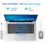 Laptop 14 inch Dual-Core up to 2.6 GHz • 6 GB RAM • 128 GB SSD • UHD Portable • WiFi 5G • Mini-HDMI • Membrane Keyboard • Fanless Design • Silver Colour • Mouse Included - Imagen 9