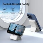 Azmuth for Magsafe Powerbank, 10000mAh Magnetic External Battery Fast Charging, Wireless Charger Portable Battery Power Bank with USB-C LED Display for iPhone 17/16/15/14/13/12/Pro/Pro MAX - Imagen 6