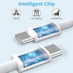 Oumida USB C Cable Fast Charging, QC 3.0 Fast Charging Cable USB C to USB C, Type C Charger Cables for Samsung Galaxy S25 S24 S23 S22 S21 Ultra Plus (1M) - Imagen 3