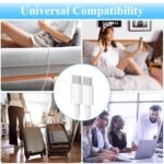 Oumida USB C Cable Fast Charging, QC 3.0 Fast Charging Cable USB C to USB C, Type C Charger Cables for Samsung Galaxy S25 S24 S23 S22 S21 Ultra Plus (1M) - Imagen 8