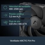 ARCTIC Liquid Freezer III Pro 280 - AIO CPU Cooler, 2 x 140mm Water Cooling, 38mm Radiator, PWM Pump, VRM Fan, AMD AM5/AM4, Intel LGA1851/1700 Contact Frame - Black - Image 4