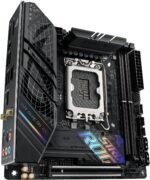 ASUS ROG Strix B760-I Gaming WiFi - Intel B760 Motherboard (LGA 1700 Mini ITX, 8+1 DrMOS, DDR5 up to 7600 MT/s, PCIe 5.0, Dual M.2 Slots, WiFi 6E, USB 3.2 Gen 2x2 Type-C and Aura Sync RGB), Black - Image 8