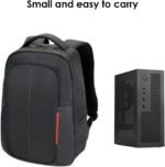 JUJIAN A09 HTPC Computer Case Mini ITX Gaming PC Desktop Chassis USB2.0 Computer Case Home Computer Case Silver - Imagen 3