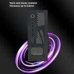 JUJIAN A09 HTPC Computer Case Mini ITX Gaming PC Desktop Chassis USB2.0 Computer Case Home Computer Case Silver - Imagen 5