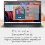 Dell 15 Laptop DC15255 15.6" FHD (1920 x 1080) 120Hz, AMD Ryzen 5 7520U Processor, Radeon 610M Graphics, 8GB LPDDR5 RAM, 512GB SSD, Windows 11 Home, Spanish QWERTY Keyboard - Black - Image 3