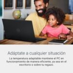 Dell 15 Laptop DC15255 15.6" FHD (1920 x 1080) 120Hz, AMD Ryzen 5 7520U Processor, Radeon 610M Graphics, 8GB LPDDR5 RAM, 512GB SSD, Windows 11 Home, Spanish QWERTY Keyboard - Black - Image 6