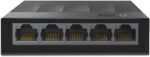 TP-Link LS1005G - 5 Port Gigabit Ethernet Switch (10/100/1000 Mbps), Plug and Play, No Configuration, Low Power Consumption, Quiet and Compact Computers and Smart TVs - Imagen 3