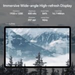 Honor Pad X8a – 11 Inch Wi-FI Tablet, 4 GB + 128 GB, 90 Hz FullView Display, 8300 mAh Battery, 4 Speakers, Metal Body, Android 14, Space Grey - Imagen 4