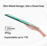 Honor Pad X8a – 11 Inch Wi-FI Tablet, 4 GB + 128 GB, 90 Hz FullView Display, 8300 mAh Battery, 4 Speakers, Metal Body, Android 14, Space Grey - Imagen 7