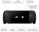 ASUS ROG Xbox Ally X - 7" Full HD 120Hz Portable Gaming Console (AMD Ryzen AI Z2 Extreme, 24GB RAM, 1TB SSD, 80Wh Battery, Windows 11, Get 3 Months Free Game Pass Premium) - Black - Imagen 3