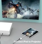 Apple USB-C to HDMI Adapter 4K@60Hz with 100W PD Charging Port for iPhone 16 15 MacBook Pro Air iPad Pro, Type C HDMI 2.0 Digital AV Cable Compatible with Samsung Galaxy S25, Pixelbook, XPS - Imagen 6