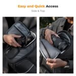 K&F Concept Camera Backpack Waterproof Photography Bag with Rain Cover Tripod Stand - Imagen 4