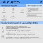 HP LaserTank 1504w, 2R7F3A, Monochrome Printer with Integrated Quick Refill Toner, Manual Double-Sided Printing, 22 ppm, Up to 5000 Pages, Wi-Fi, USB, LCD, White - Image 9