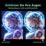 KTC Curved Gaming Monitor 32 Inch, 180Hz, 2K QHD 2560 x 1440 pixels, 1ms, HVA 1500R Frameless, HDR10, FreeSync & G-Sync, Blue Light Reduction Display, DP1.4 180hz, HDMI2.0 144hz, H32S17 - Image 4